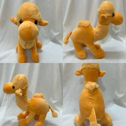 Plush Orange Camel Soft Toy