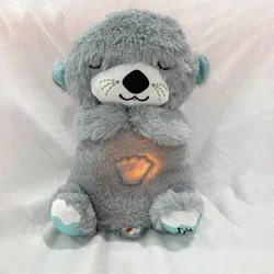 Musical teddy bear with soft texture